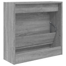 vidaXL szürke sonoma színű szerelt fa cipőszekrény 60 x 21 x 57 cm
