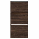 vidaXL barna tölgyszínű szerelt fa cipőszekrény 60x 21 x 125,5 cm