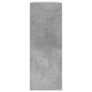 vidaXL betonszürke szerelt fa cipőszekrény 80 x 21 x 57 cm