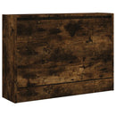 vidaXL füstös tölgy színű szerelt fa cipőszekrény 80 x 21 x 57 cm
