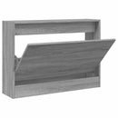 vidaXL szürke sonoma színű szerelt fa cipőszekrény 80 x 21 x 57 cm