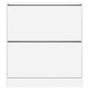 vidaXL fehér szerelt fa cipőszekrény 80 x 21 x 87,5 cm