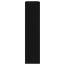 vidaXL fekete szerelt fa cipőszekrény 80 x 21x 87,5 cm