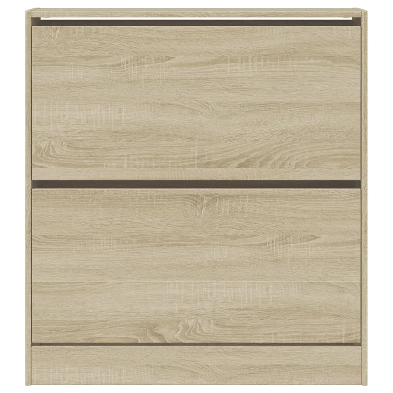 vidaXL sonoma tölgy színű szerelt fa cipőszekrény 80 x 21 x 87,5 cm