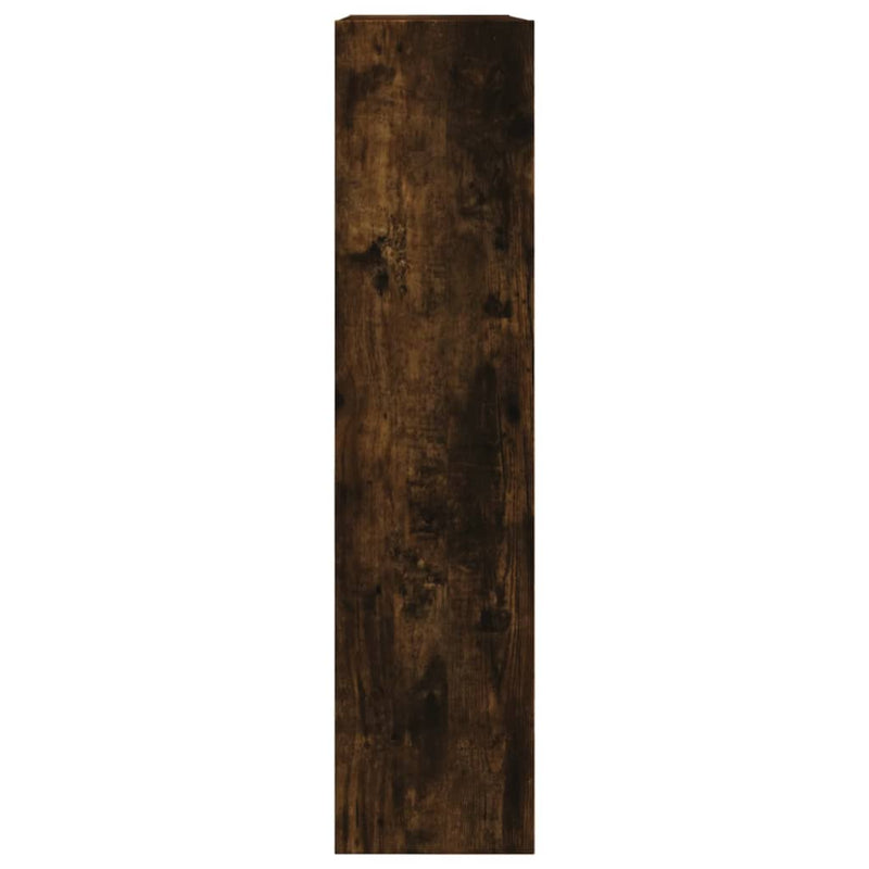 vidaXL füstös tölgy színű szerelt fa cipőszekrény 80 x 21 x 87,5 cm