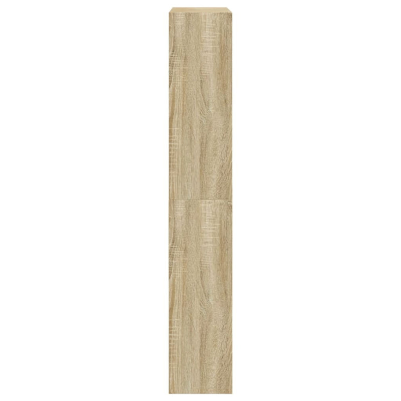 vidaXL sonoma tölgy színű szerelt fa cipőszekrény 80 x 21 x 125,5 cm