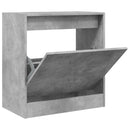 vidaXL betonszürke szerelt fa cipőszekrény 60 x 34 x 63,5 cm