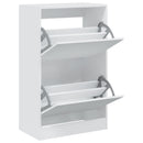 vidaXL fehér szerelt fa cipőszekrény 60 x 34 x 96,5 cm