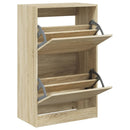 vidaXL sonoma tölgy színű szerelt fa cipőszekrény 60 x 34 x 96,5 cm