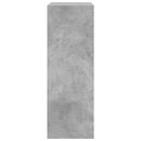 vidaXL betonszürke szerelt fa cipőszekrény 60 x 34 x 96,5 cm