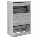 vidaXL szürke sonoma színű szerelt fa cipőszekrény 60 x 34 x 96,5 cm