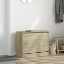 vidaXL sonoma tölgy színű szerelt fa cipőszekrény 80 x 34 x 63 cm