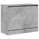vidaXL betonszürke szerelt fa cipőszekrény 80 x 34 x 63 cm