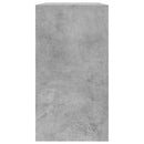 vidaXL betonszürke szerelt fa cipőszekrény 80 x 34 x 63 cm