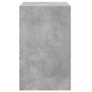 vidaXL betonszürke szerelt fa cipőszekrény 60 x 42 x 69 cm