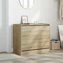 vidaXL sonoma tölgy színű szerelt fa cipőszekrény 80x42x69 cm