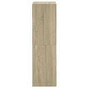 vidaXL sonoma tölgy színű szerelt fa cipőszekrény 60x34x116 cm