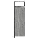 vidaXL szürke sonoma színű szerelt fa cipőszekrény 60x34x112 cm