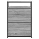 vidaXL szürke sonoma színű szerelt fa cipősszekrény 75x34x112 cm