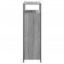 vidaXL szürke sonoma színű szerelt fa cipősszekrény 75x34x112 cm