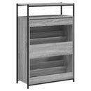 vidaXL szürke sonoma színű szerelt fa cipősszekrény 75x34x112 cm