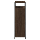 vidaXL barna tölgyszínű szerelt fa cipősszekrény 75 x 34 x 112 cm