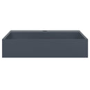 vidaXL antracit ásványöntvény/márványöntvény mosdókagyló 50x38x11 cm