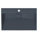 vidaXL antracit ásványöntvény/márványöntvény mosdókagyló 60x38x11 cm