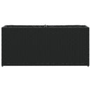 vidaXL fekete polyrattan kerti ültetőláda 2 cseréppel 90x20x40 cm
