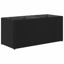 vidaXL fekete polyrattan kerti ültetőláda 2 cseréppel 72x30x32 cm