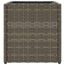 vidaXL szürke polyrattan kerti ültetőláda 36x30x32 cm
