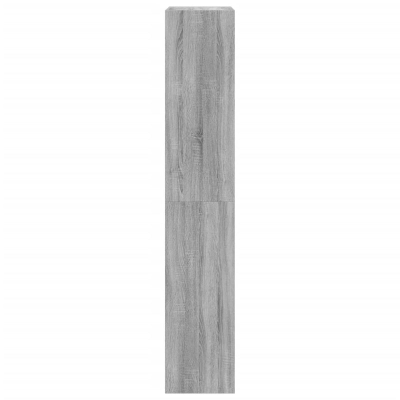 vidaXL szürke sonoma cipőszekrény 4 kihajtható fiókkal 60x34x187,5 cm