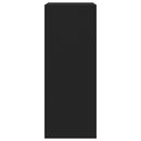 vidaXL fekete cipőszekrény 2 kihajtható fiókkal 60 x 42 x 108 cm