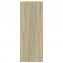 vidaXL sonoma tölgyszínű cipőszekrény 2 kihajtható fiókkal 60x42x108cm