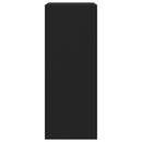 vidaXL fekete cipőszekrény 2 kihajtható fiókkal 80 x 42 x 108 cm