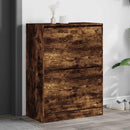 vidaXL füstös tölgy cipőszekrény 2 kihajtható fiókkal 80x42x108 cm