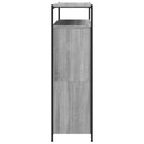 vidaXL szürke sonoma cipőszekrény 4 kihajtható fiókkal 100x34x112 cm