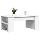 vidaXL fehér szerelt fa dohányzóasztal 102 x 55 x 42 cm