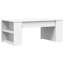 vidaXL fehér szerelt fa dohányzóasztal 102 x 55 x 42 cm