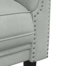 vidaXL világosszürke 3 személyes bársony kanapé