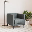 vidaXL sötétszürke szövet kanapészék