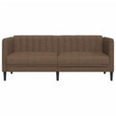 vidaXL 2 személyes barna művelúr kanapé