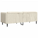 vidaXL 3 személyes vászonkanapé