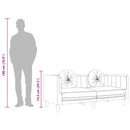 vidaXL kék bársony kétszemélyes kanapé párnákkal