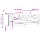 vidaXL 3 személyes szürke műbőr Chesterfield kanapé