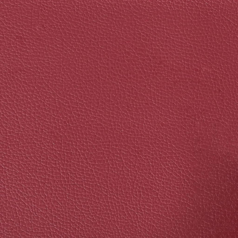 vidaXL 3 személyes bordó műbőr Chesterfield kanapé