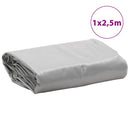 vidaXL szürke ponyva 1 x 2,5 m 650 g/m²