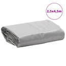 vidaXL szürke ponyva 2,5 x 4,5 m 650 g/m²