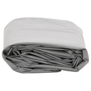 vidaXL szürke ponyva 5 x 8 m 650 g/m²