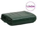 vidaXL zöld ponyva 1,5 x 2 m 650 g/m²